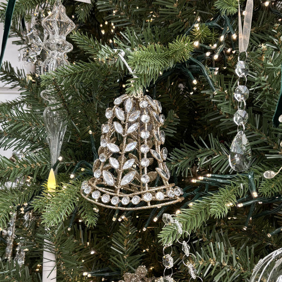 Jewelled Bell Ornament