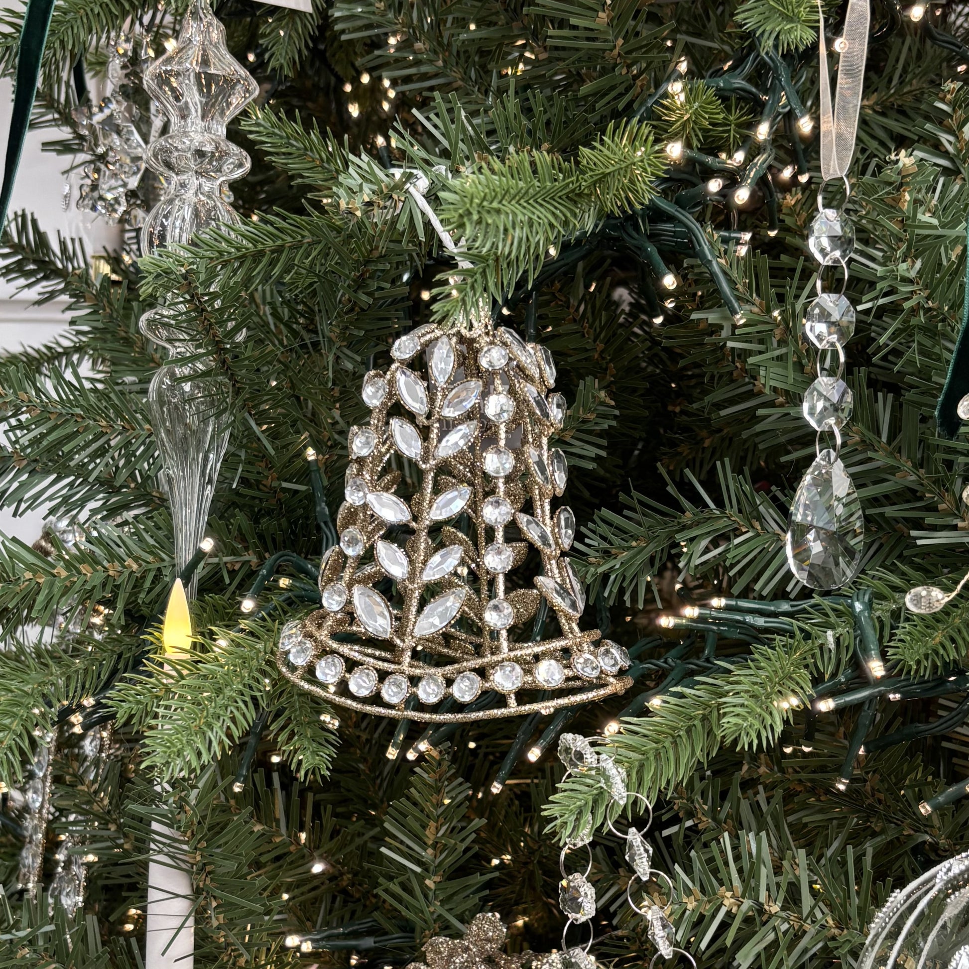 Jewelled Bell Ornament