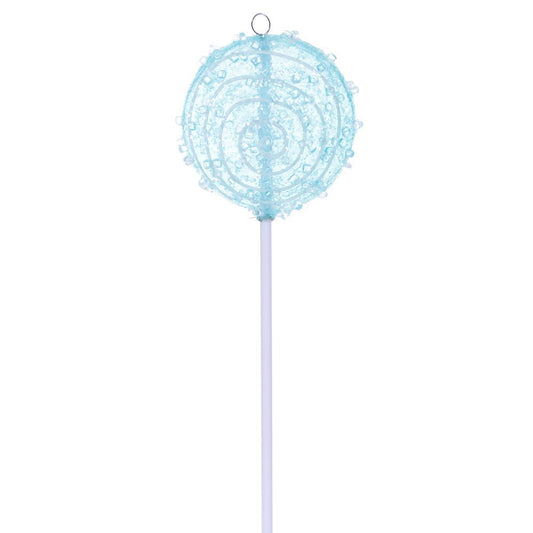 Baby Blue Icy Sugar Lollipop - My Christmas
