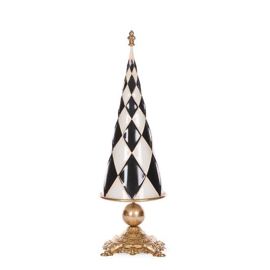 Black and Gold Harlequin Tree - 55.6cm - My Christmas