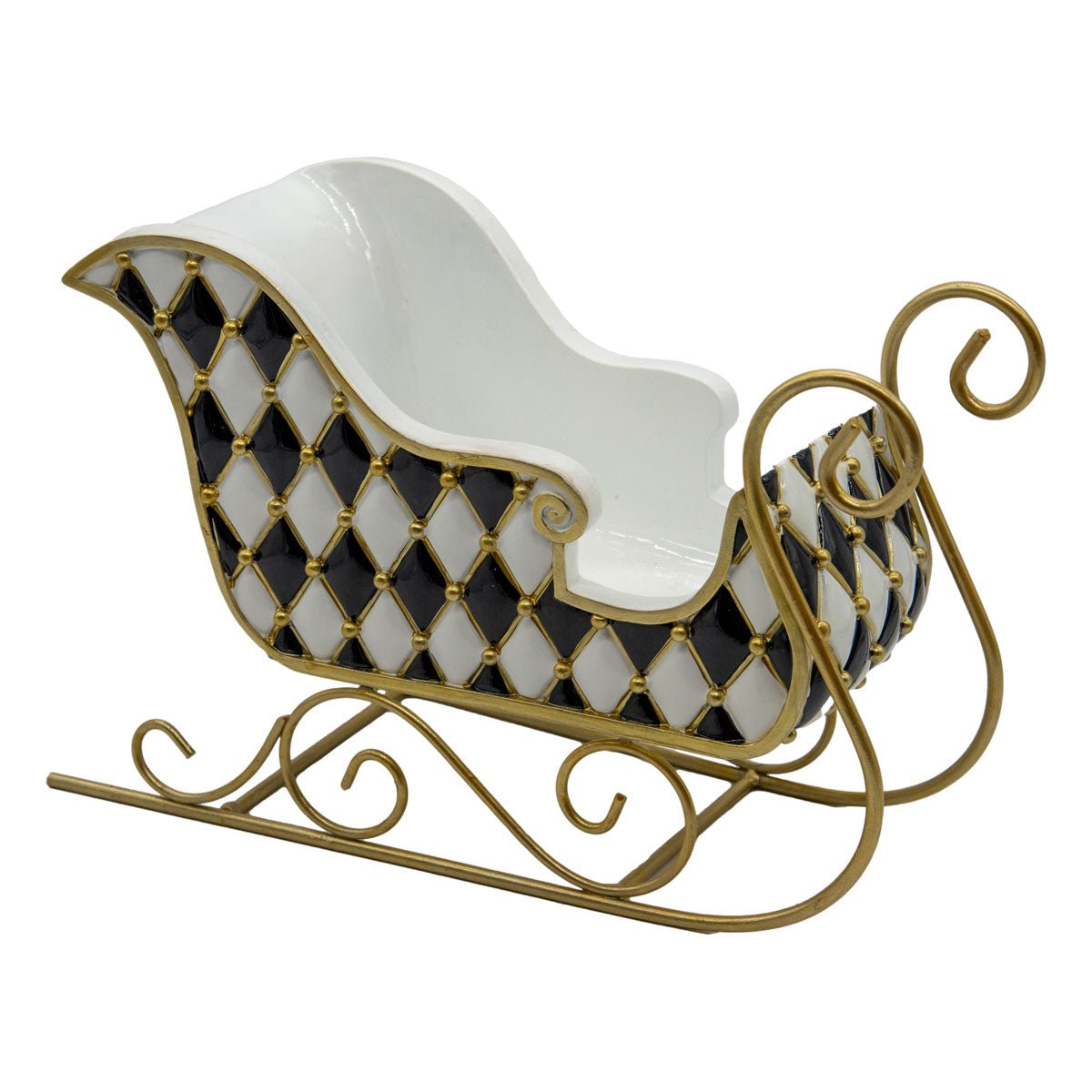 Black and White Sleigh - My Christmas