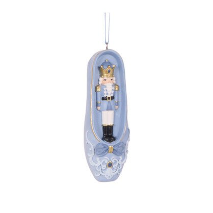 Blue Nutcracker Ballet Slipper Ornament - My Christmas