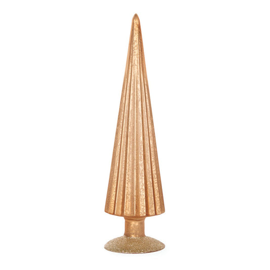 Caramel Ribbed Tabletop Tree - My Christmas