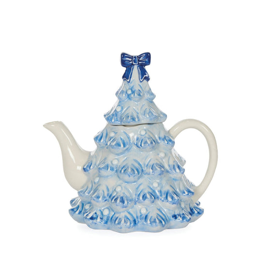 Ceramic Blue and White Treepot - My Christmas