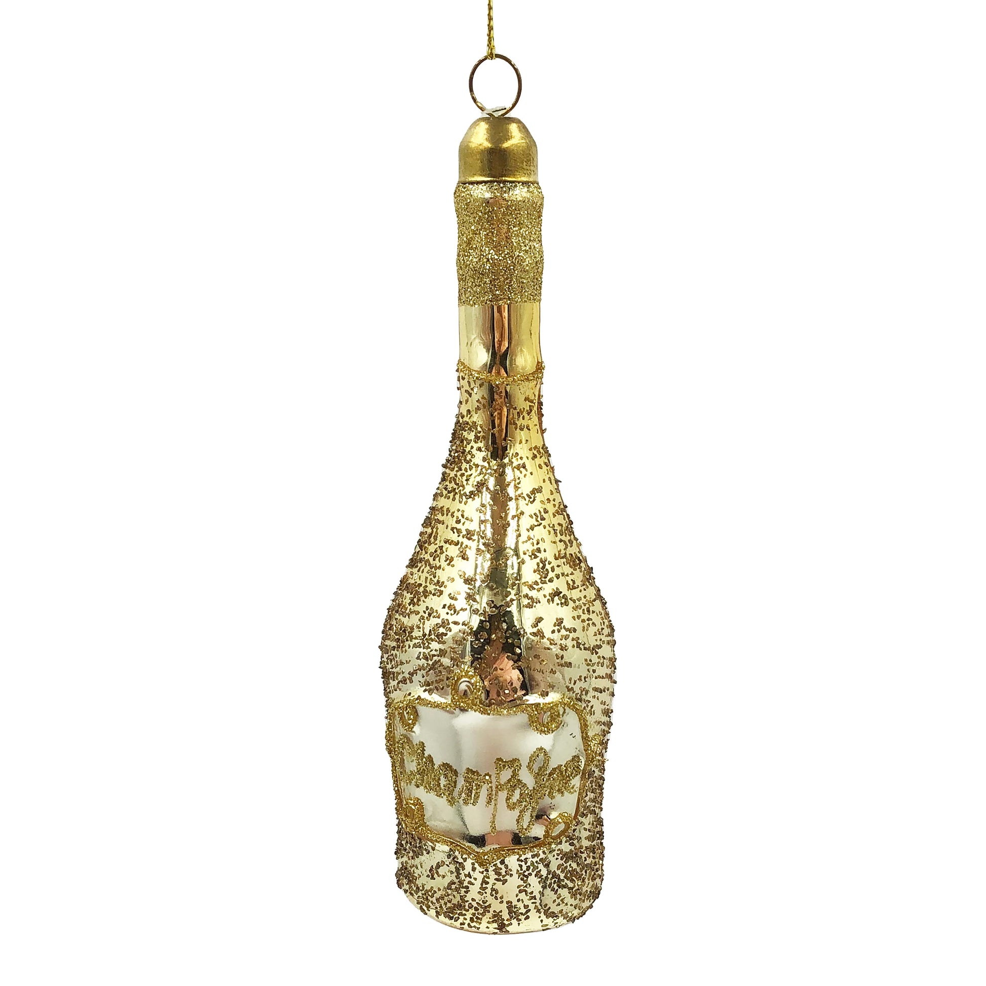 Champagne Glass Bottle Ornament - My Christmas