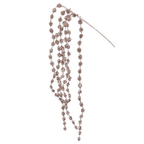 Champagne Glitter Draping Pick - My Christmas