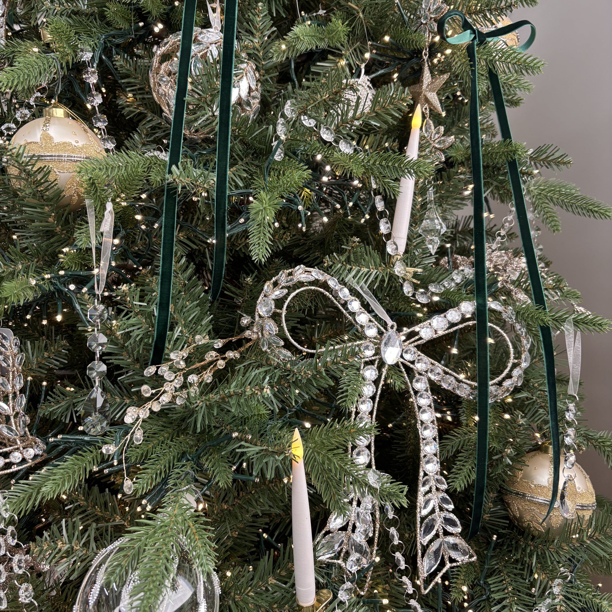 Champagne Gold Jewelry Box Ornament - My Christmas