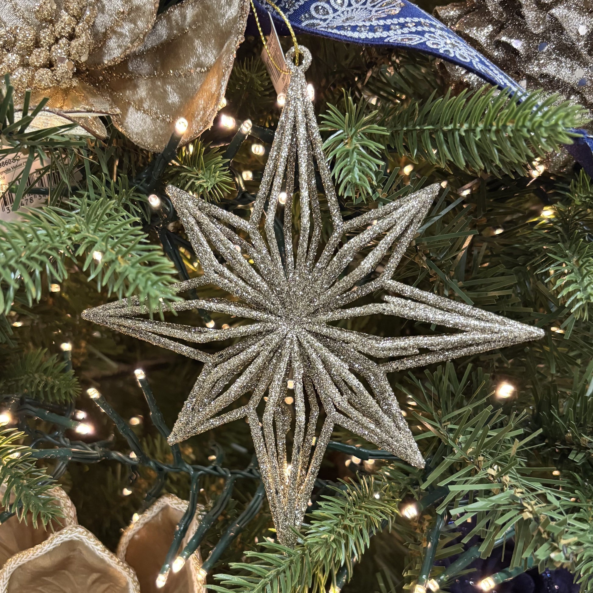 Champagne Starburst Hanging - My Christmas