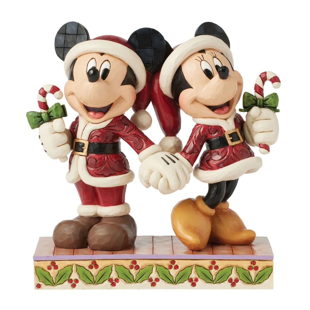 Disney Traditions - Mickey & Minnie with Candy Canes - My Christmas