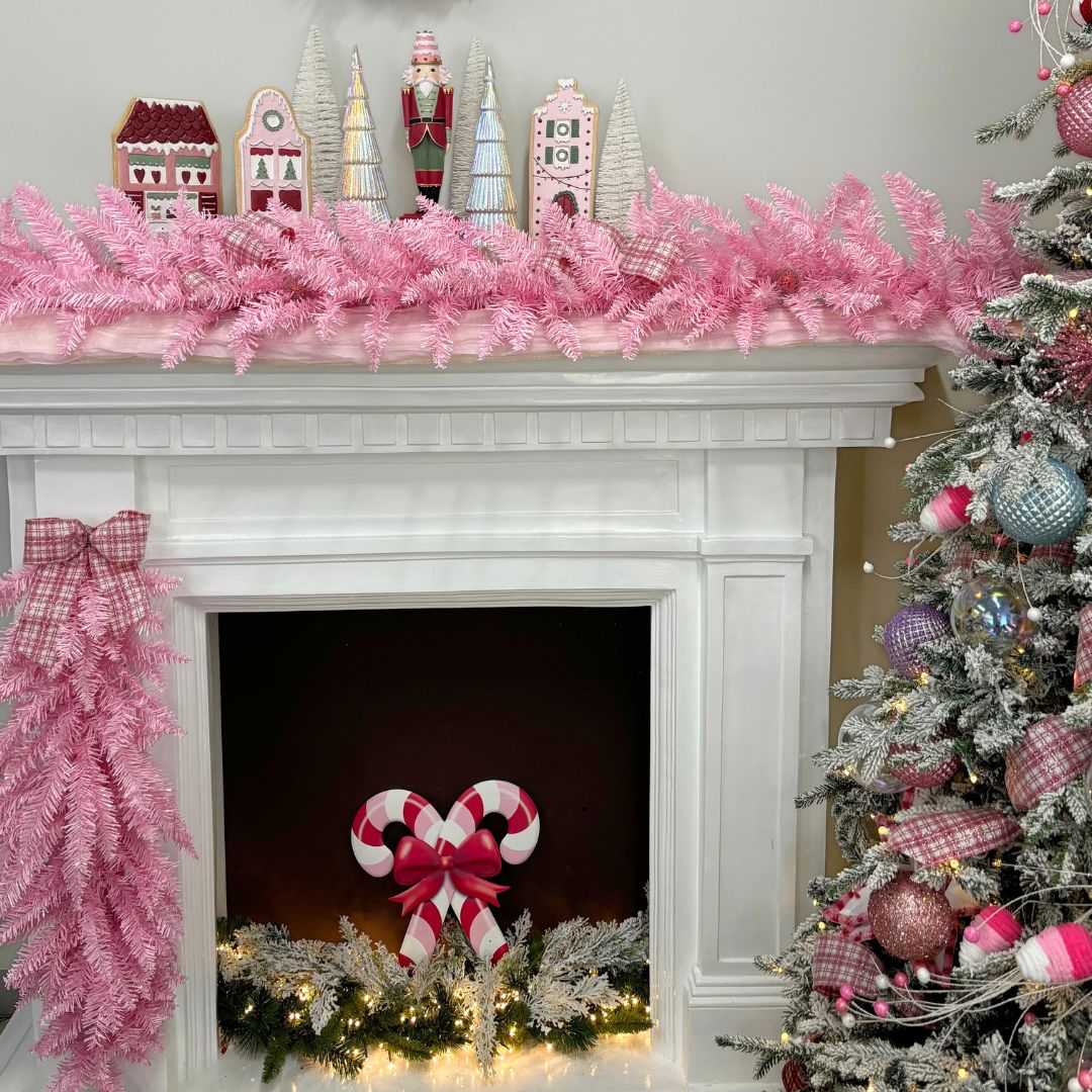 Embossed Candy Cane Sign - My Christmas