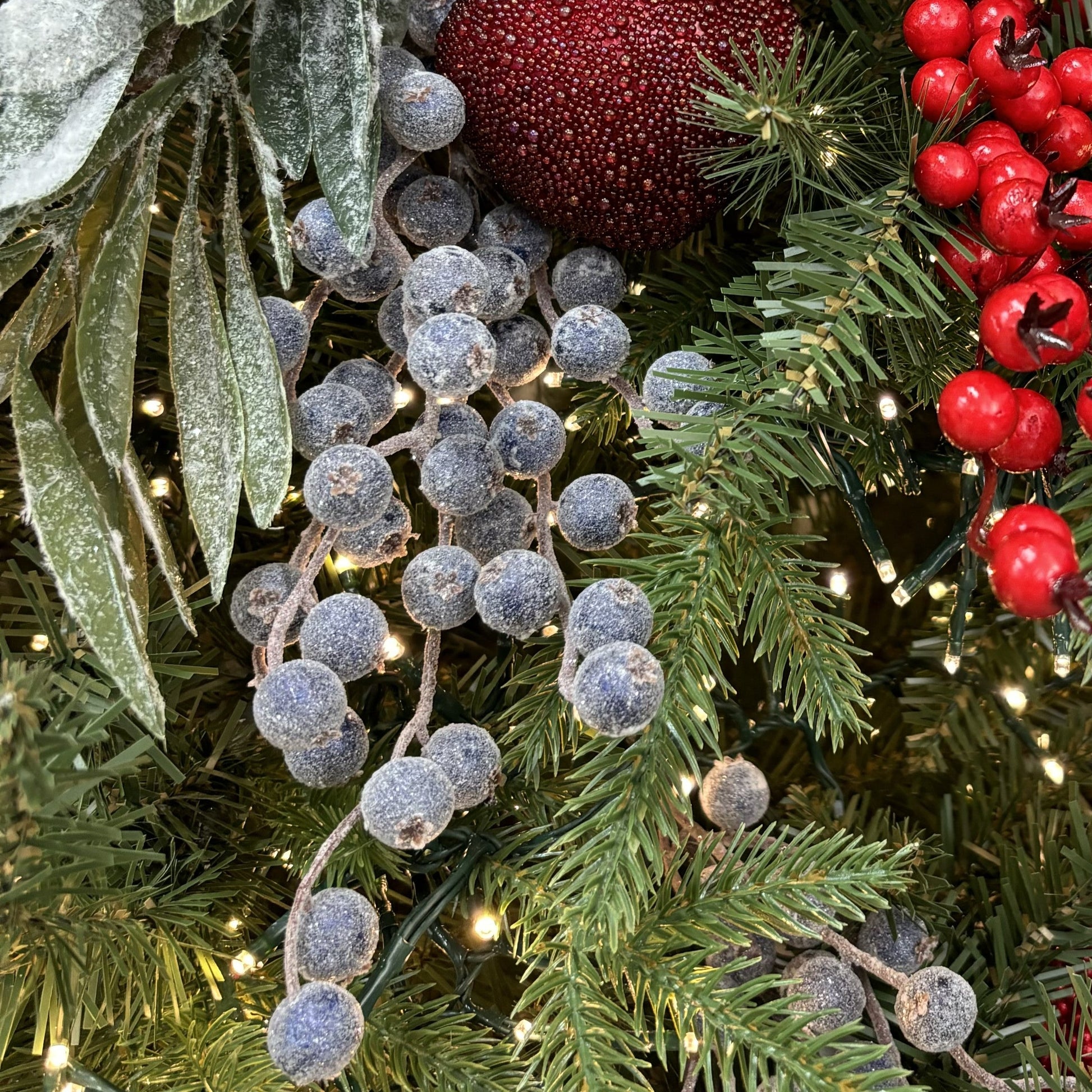 Frosted Blueberry Spray - My Christmas