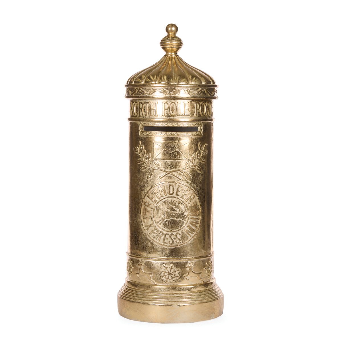 Gilded Santa Mailbox - 77cm - My Christmas