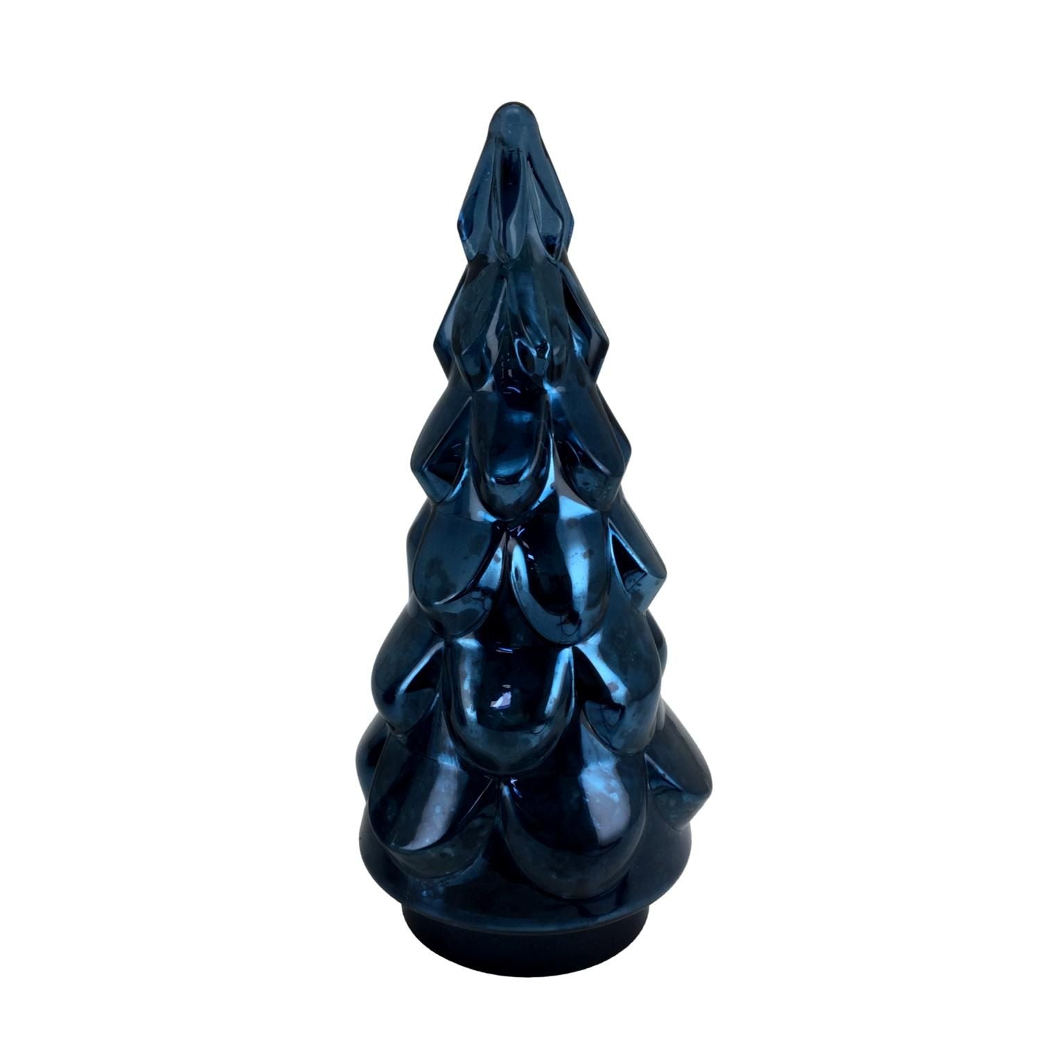 Glass Navy Tree - 36cm - My Christmas