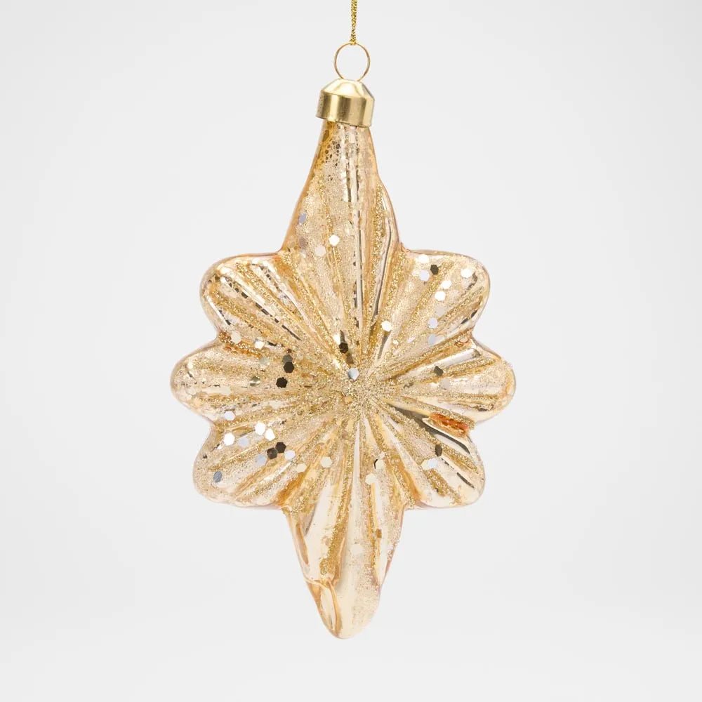 Gold Majestic Star Tree Ornament - My Christmas
