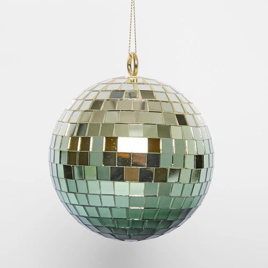 Green Disco Bauble - My Christmas