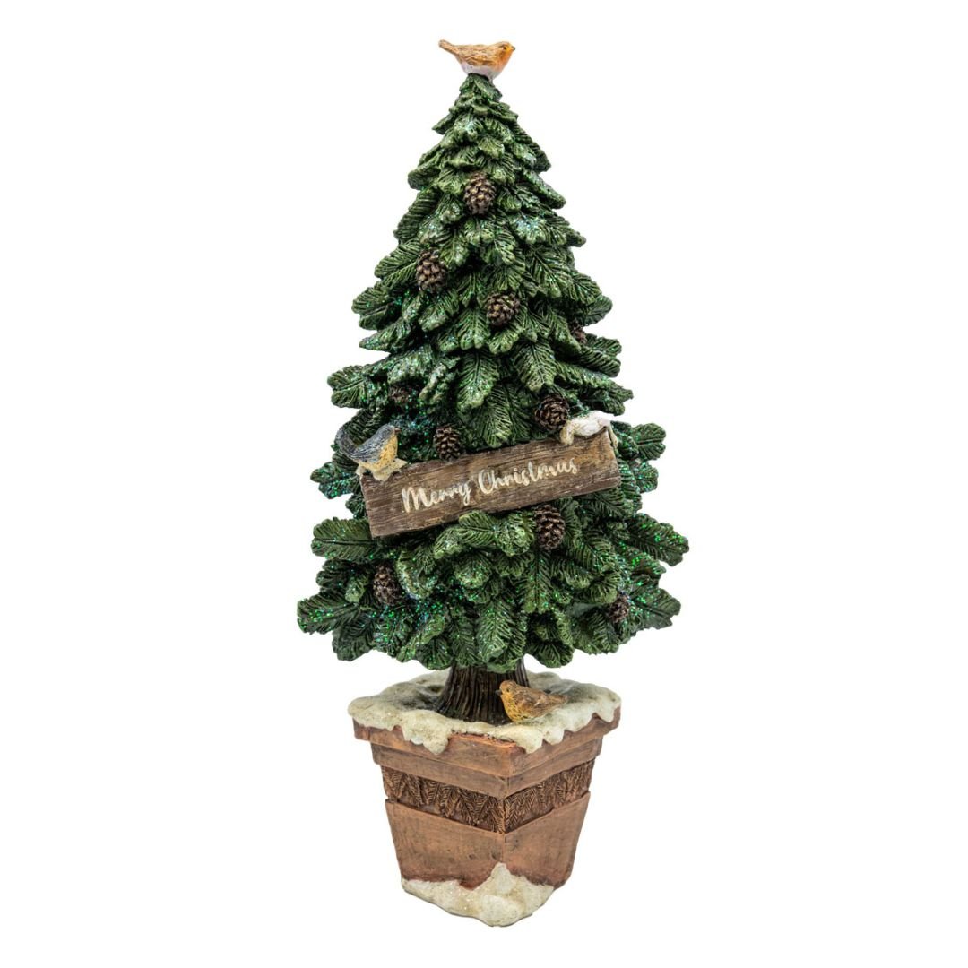 Green Tree with Bird - My Christmas