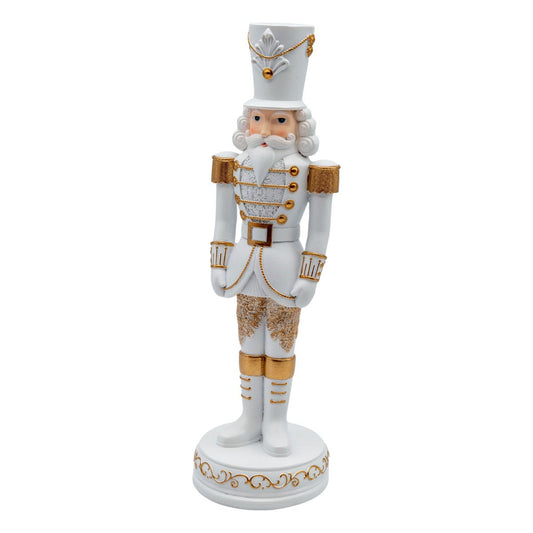 Ivory and Gold Nutcracker - 33cm - My Christmas