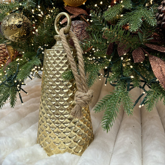 Ivory Ribbed Faux Fur Tree Skirt - My Christmas