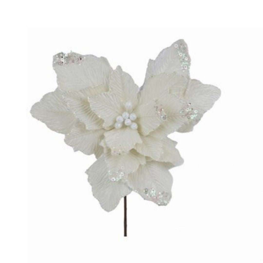 Large Ivory Poinsettia - My Christmas