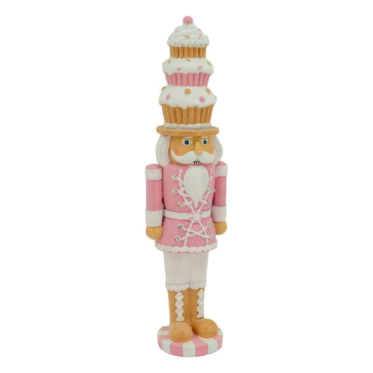 LED Pink Gingerbread Nutcracker - 46cm - My Christmas