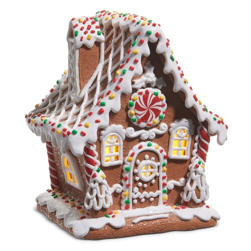 Lighted Sprinkle Gingerbread House - Small - My Christmas