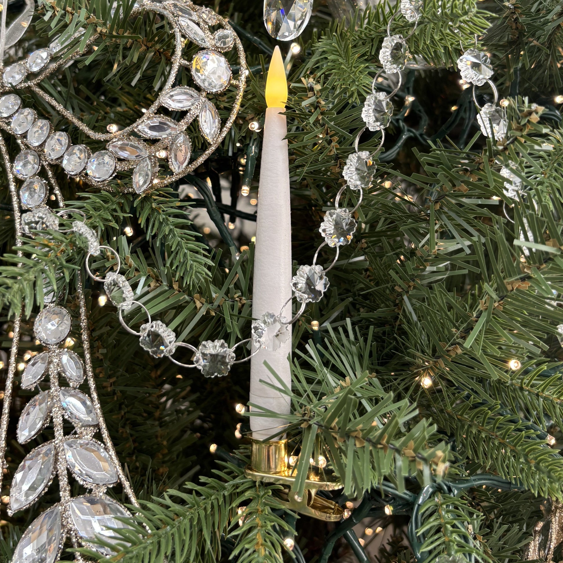 Luxury Taper Clip Candles - Set of 10 - My Christmas
