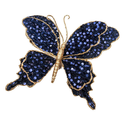 Midnight Blue Butterfly - My Christmas