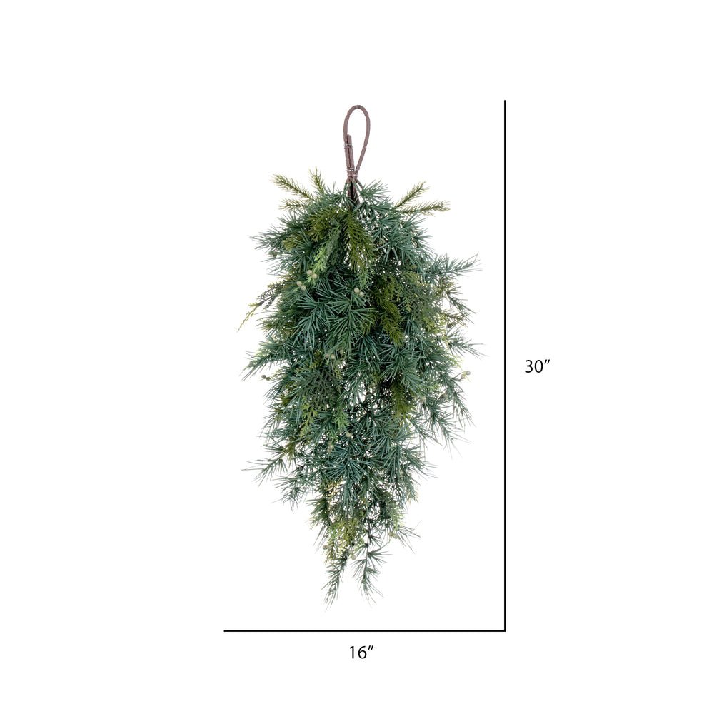 Mixed Fern and Cedar Swag - My Christmas