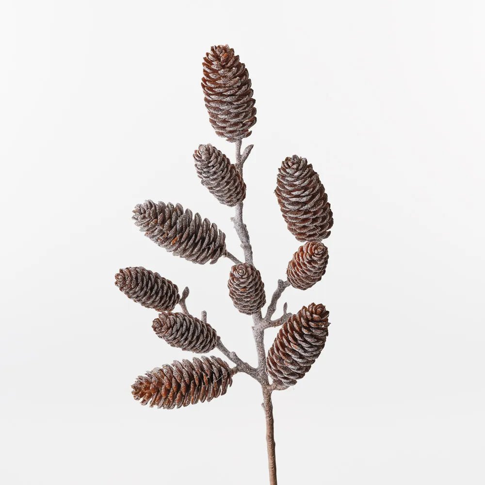 Natural Pinecone Glitter Spray - My Christmas