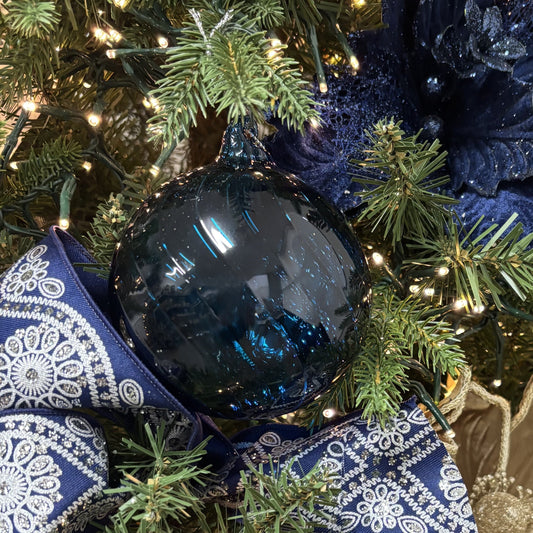 Navy Bauble - My Christmas
