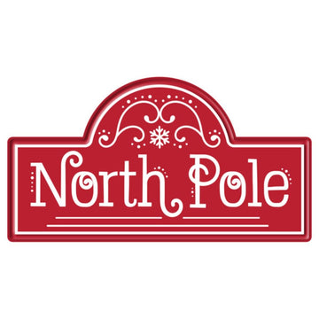 North Pole Street Sign - My Christmas