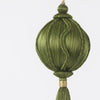 Olive Silk Tassel Bauble - My Christmas