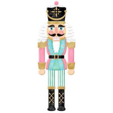 Pastel Nutcracker Metal Sign - My Christmas