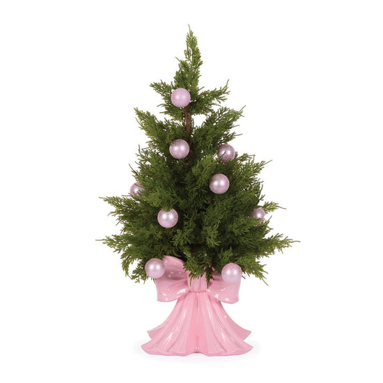 Pink Bow Christmas Tree - 66cm - My Christmas