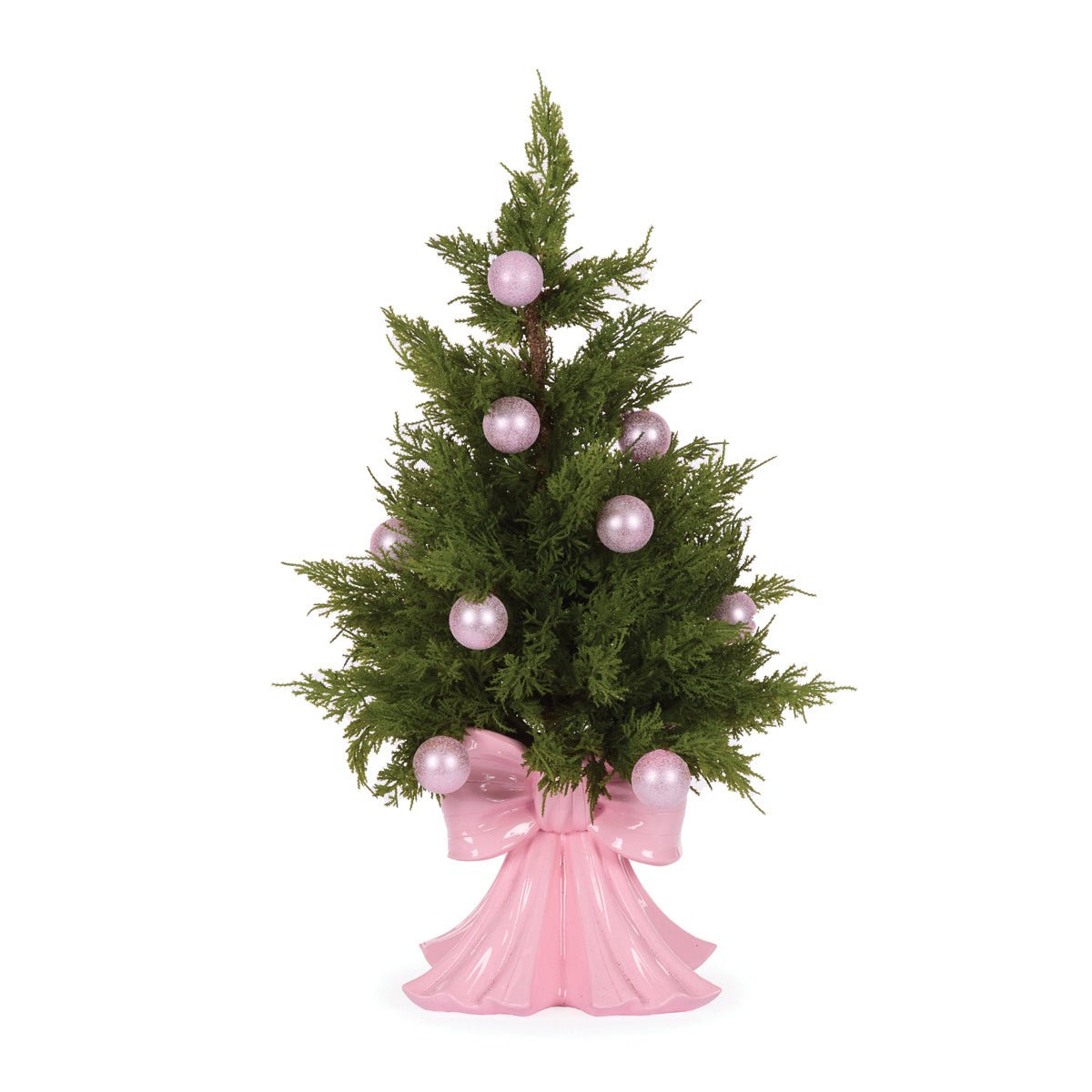Pink Bow Christmas Tree - 66cm - My Christmas