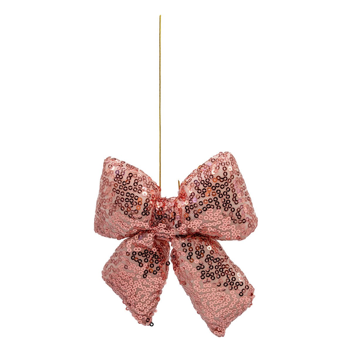 Pink Sequined Bow - My Christmas