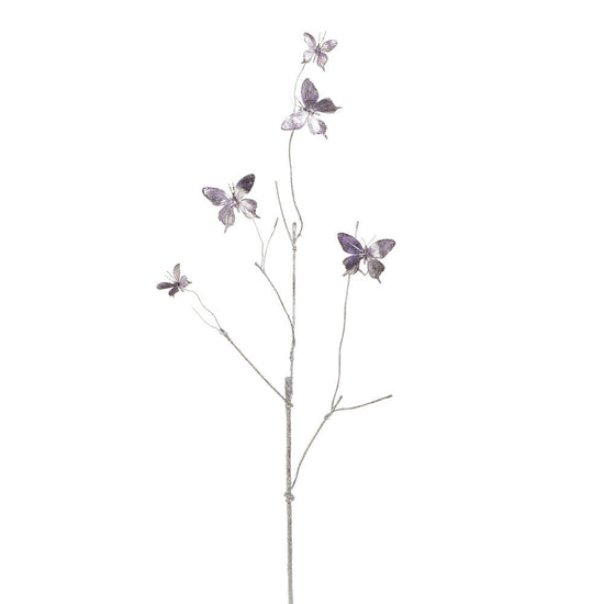 Purple Butterfly Branch - My Christmas