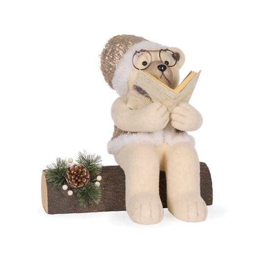 Reading Papa Teddy Bear - My Christmas
