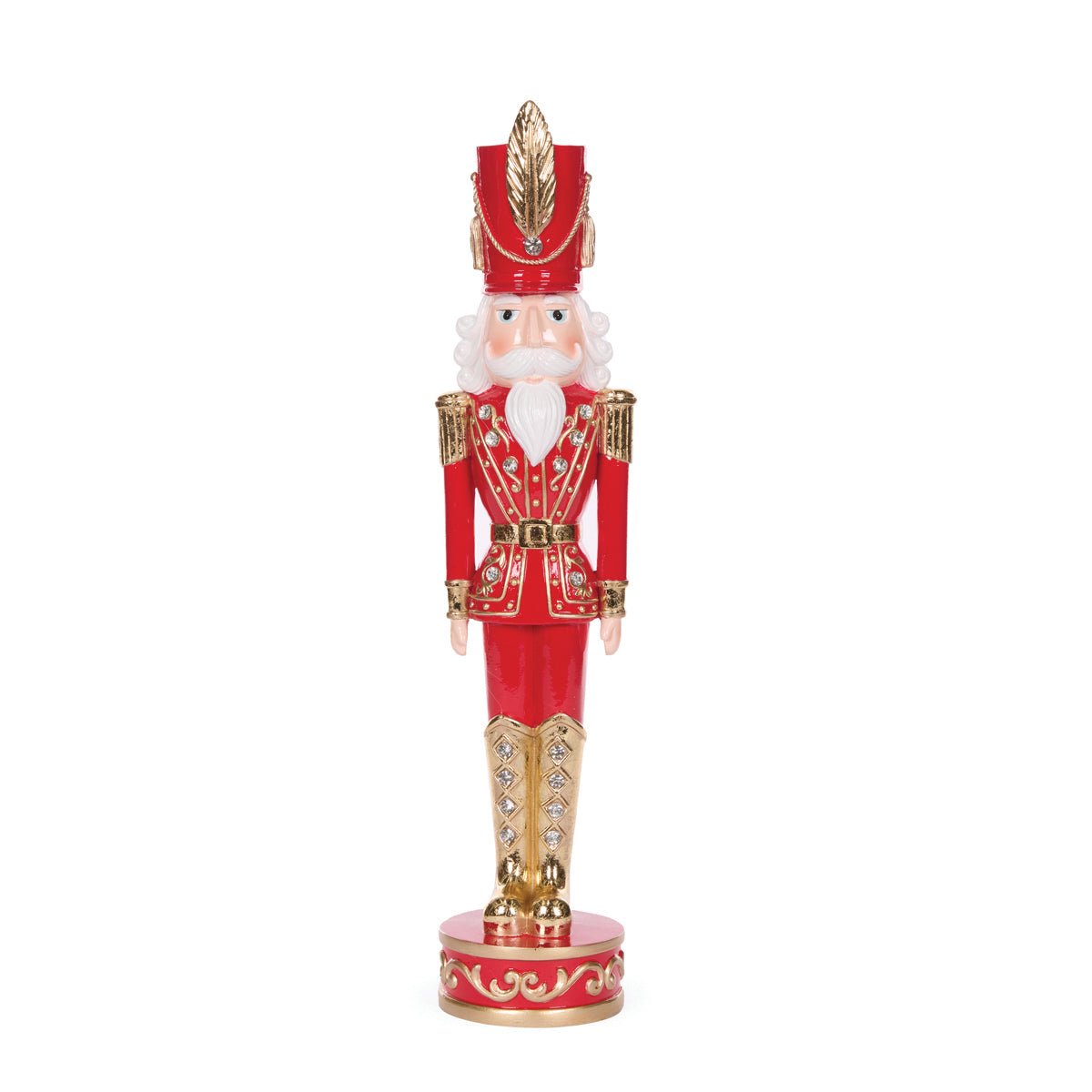 Red and Gold Jewel Nutcracker - 43cm - My Christmas