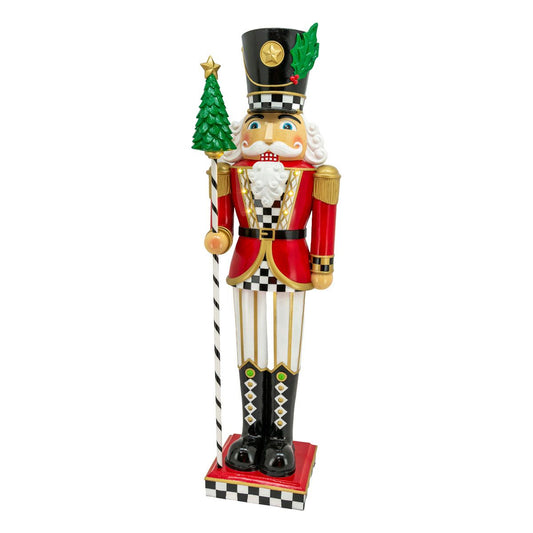 Red, White and Black Nutcracker - 111cm - My Christmas