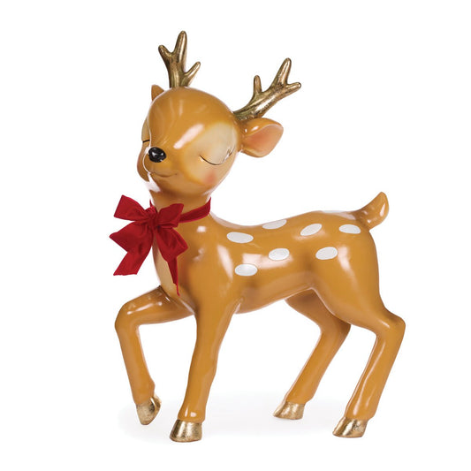 Retro Reindeer with Bow - 92cm - My Christmas