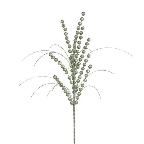 Sage Glitter Stem - My Christmas