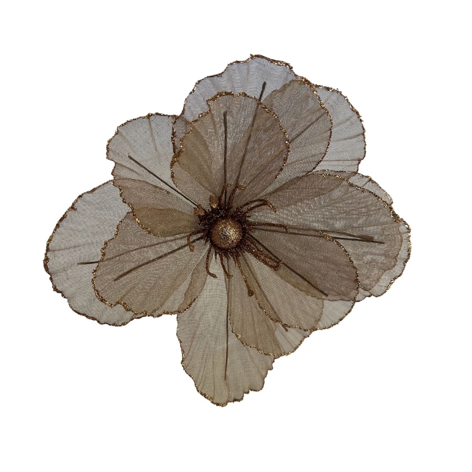 Sheer Taupe Magnolia - My Christmas