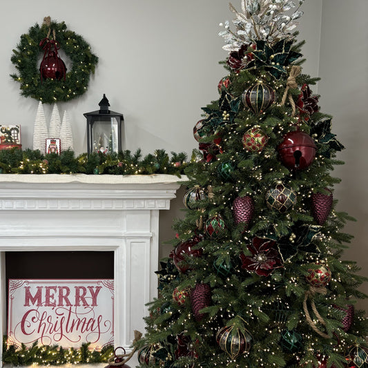 Shiny Red Metal Bell - Medium - My Christmas