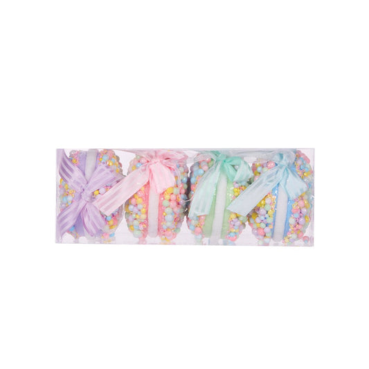 Sprinkle Pastel Macarons - Pack of 4 - My Christmas