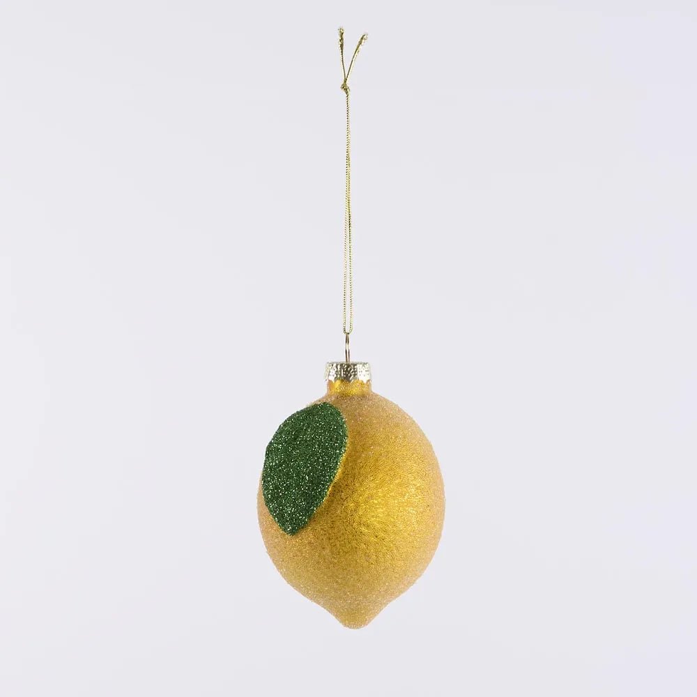 Sugared Lemon Ornaments - Set of 4 - My Christmas