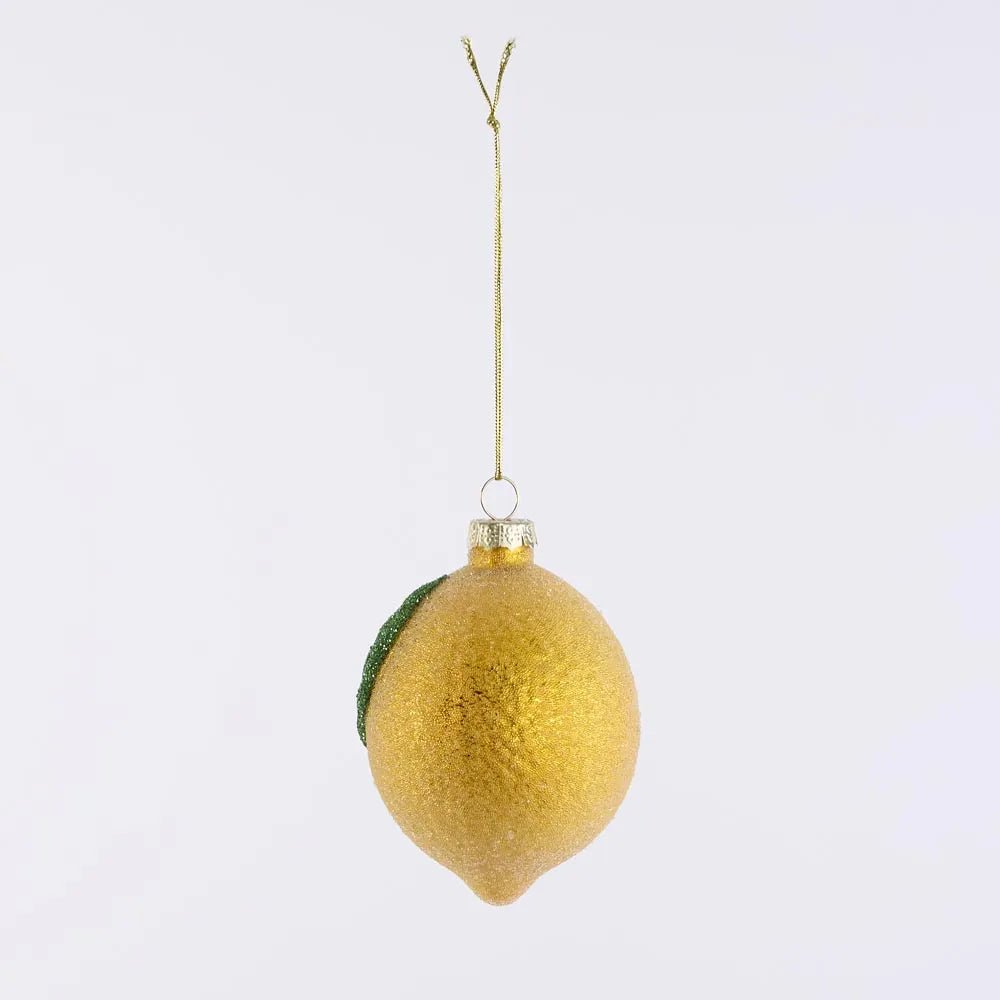 Sugared Lemon Ornaments - Set of 4 - My Christmas