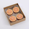 Sugared Orange Ornaments - Set of 4 - My Christmas
