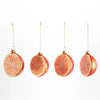 Sugared Orange Ornaments - Set of 4 - My Christmas