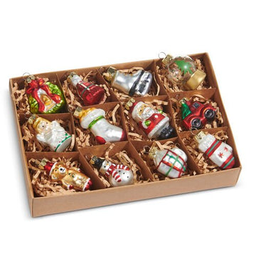 Vintage Icon Ornaments - 6cm - Box of 12 - My Christmas